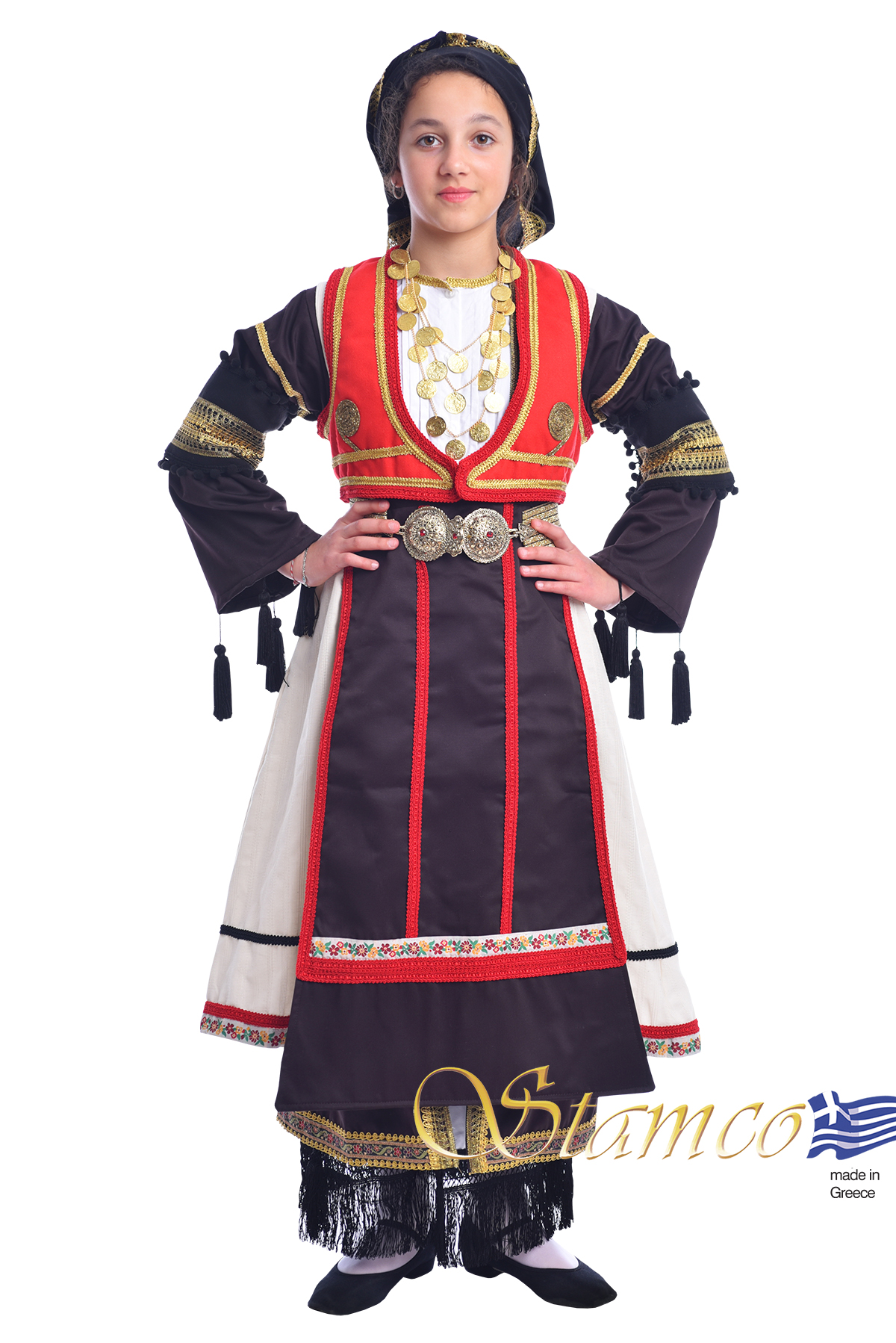 Vlachopoula Greek traditional dress 