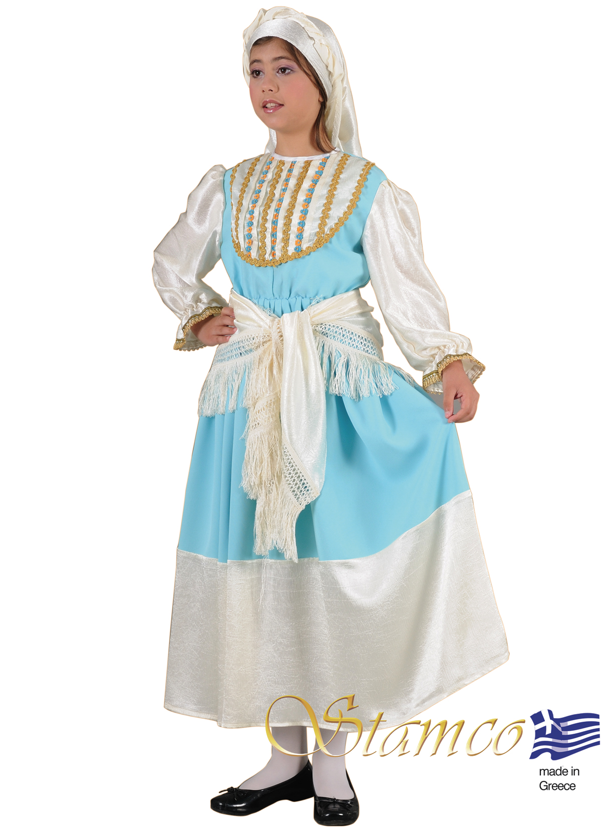 Greek Traditional Costume KYKLADITIS 6-12 years old CYCLADES Greece Suit MARK600 