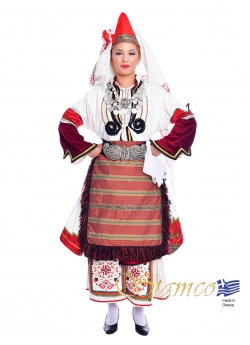 Traditional Episkopi Imathias Embroidered Costume