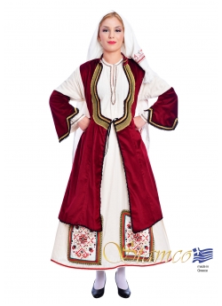 Traditional Episkopi Imathias Embroidered Costume