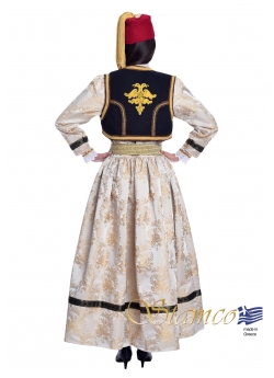 Traditional Kastoria costume with Embroidered Vest 