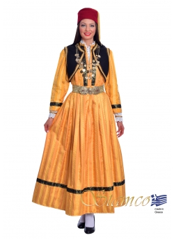 Traditional Kastoria costume with Embroidered Vest 
