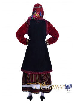 Greek Traditional costume Orini Serres Woman