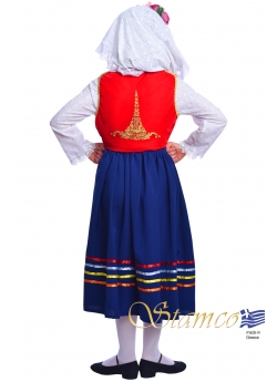 Traditional Corfu Girl Costume