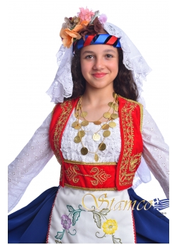 Traditional Corfu Girl Costume