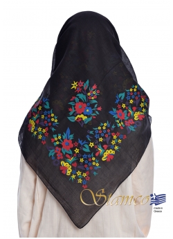 Greek Traditional Cotton Scarf of Dodecanese Island