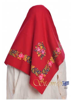 Greek Traditional Cotton Scarf of East Romelia - Thrace