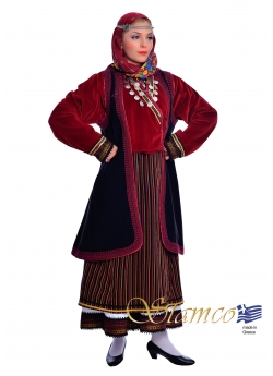 Greek Traditional costume Orini Serres Woman
