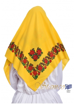 Greek Traditional Cotton Scarf of Rhodos and Kos
