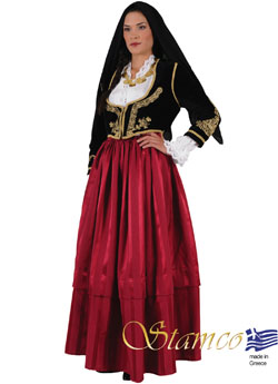 Traditional Cyprus Woman Costume