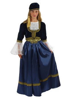 Traditional Amalia Girl Blue Costume