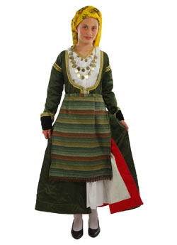 Traditional Megara Girl Costume