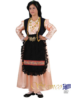 Traditional Epirus Girl Costume