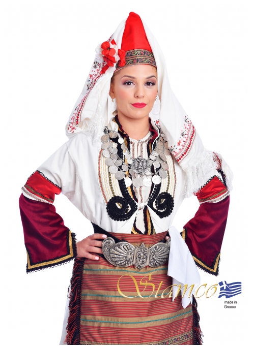 Traditional Episkopi Imathias Embroidered Costume