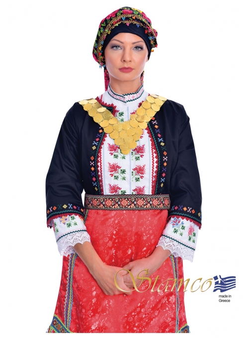 Greek Traditional Costume of Karpathos Island 