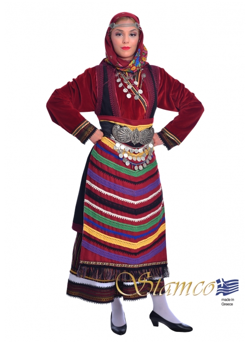 Greek Traditional costume Orini Serres Woman