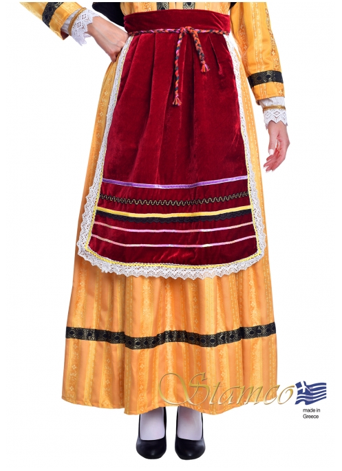 Traditional Apron with Lace and Trims