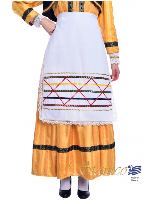 Traditional Apron with Lace and Trims