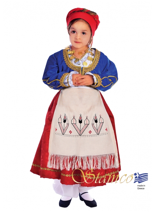 Traditional Cretan Girl Costume