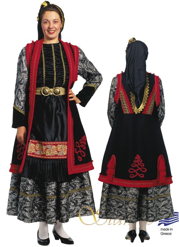 Traditional Epirus Zitsa Woman Costume