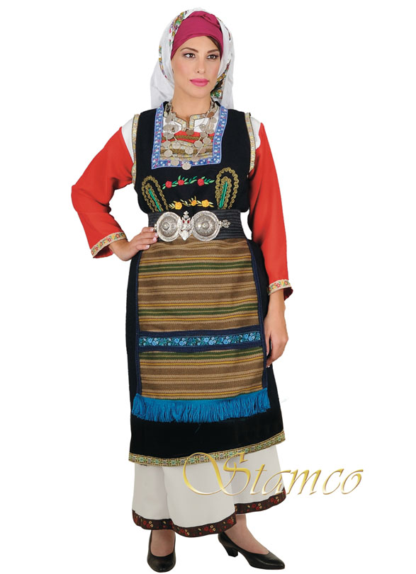 Traditional Thrace Woman Costume