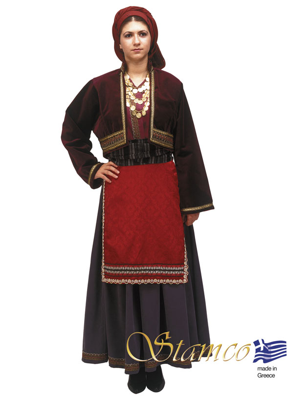Traditional Macedonia Woman Costume