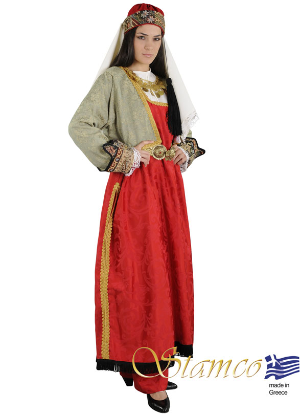 Traditional North Aegean Woman Costume