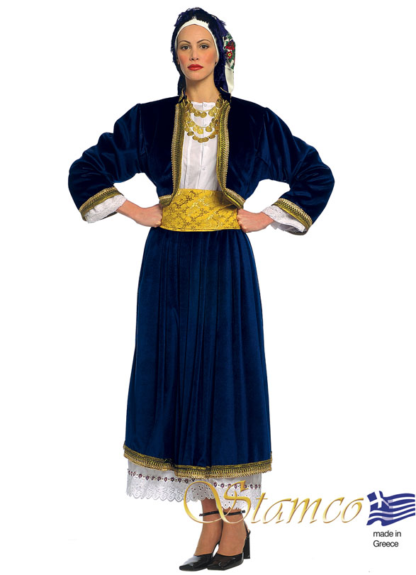 Traditional Cyclades Woman Costume