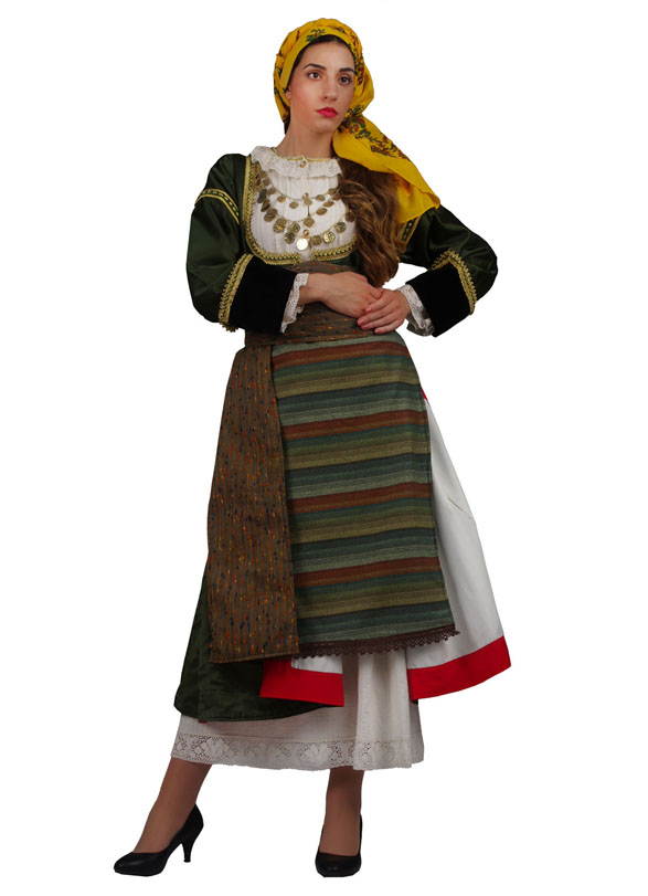 Traditional Megara Woman Costume