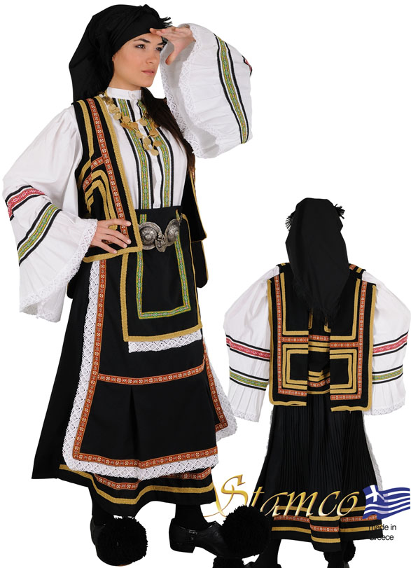 Traditional Sarakatsana Woman Costume