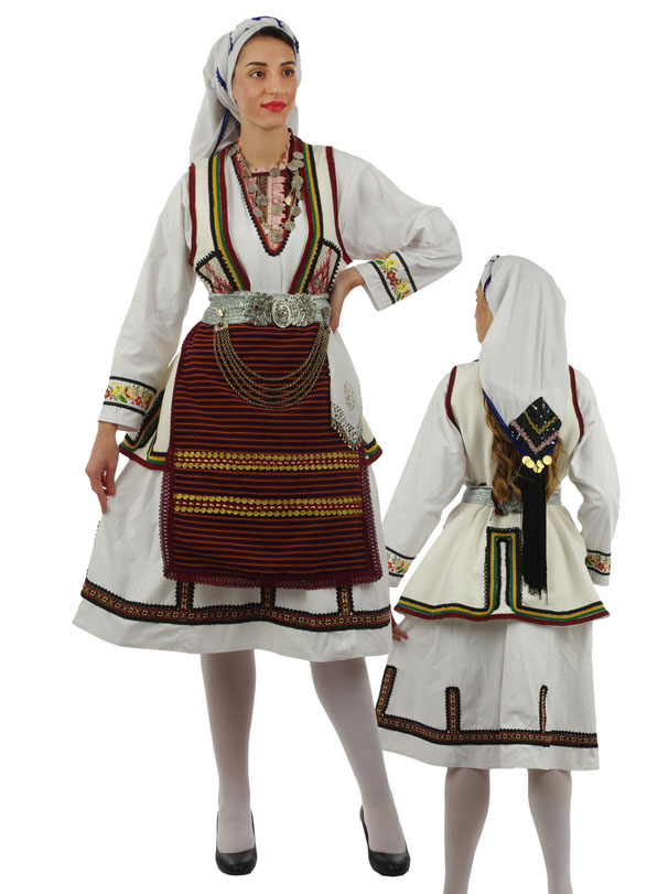 Traditional Florina Woman Costume