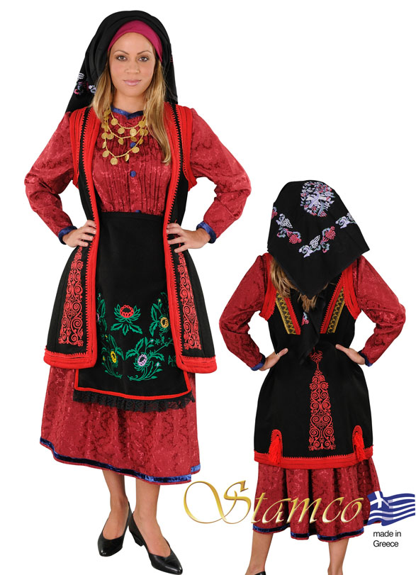 Traditional Zagori Embroidery Costume