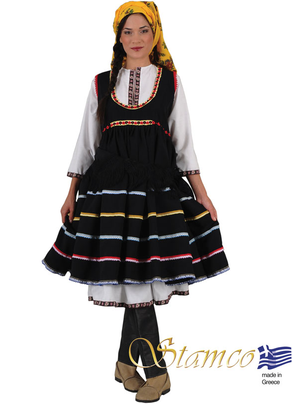 Traditional Ebonas Rhodes Island Costume