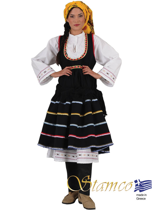 Traditional Ebonas Rhodes Island Costume