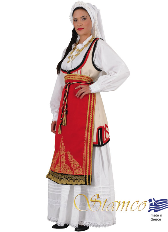 Traditional Amfiklia Woman Costume