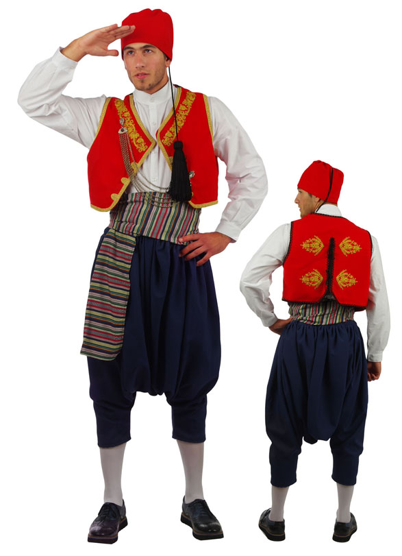 Traditional Aegean Islands Embroidered Costume