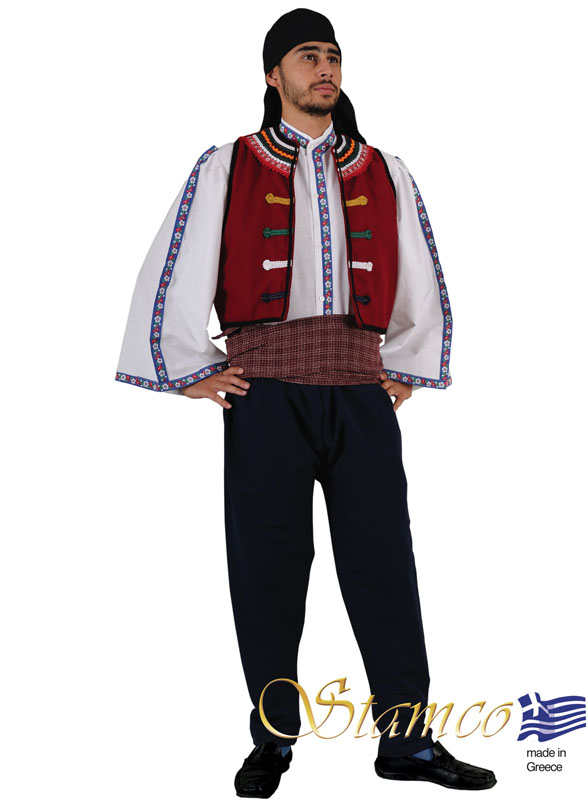Traditional Thrace Evros Man Costume