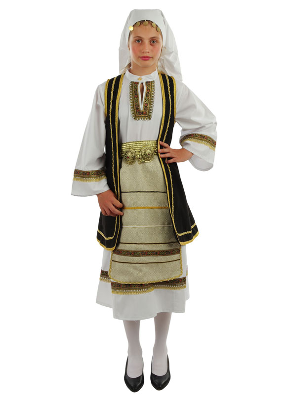 Traditional Souliotissa Girl Costume