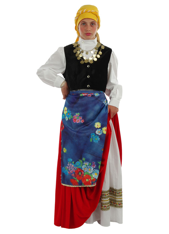 Traditional Kefalonian Girl Costume