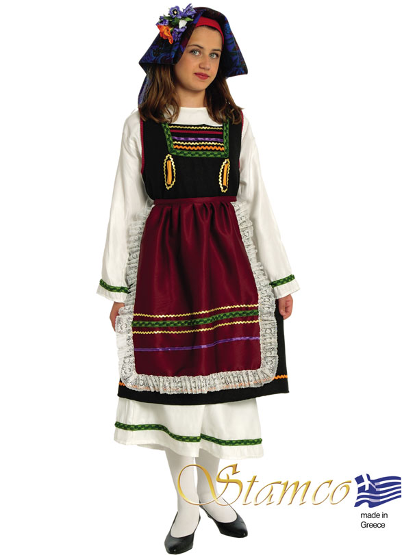 Traditional Thrace Girl Costume