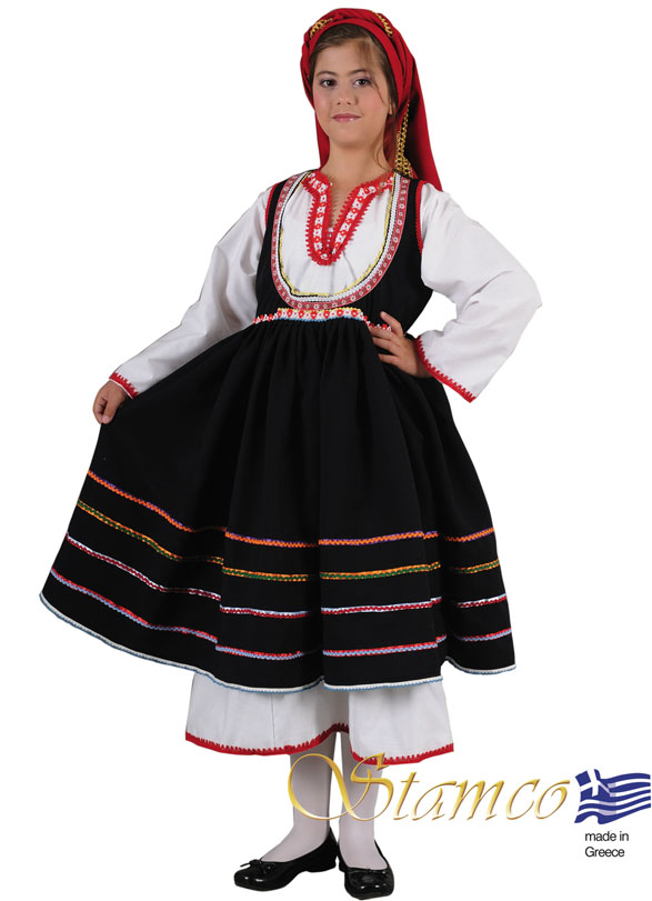 Traditional Embonas Rhodes Island Costume