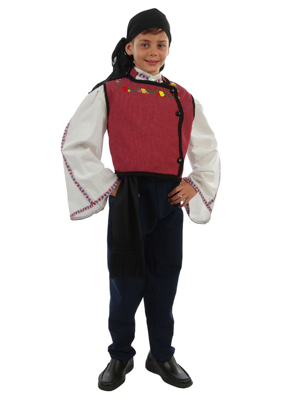 Traditional Thrace Boy Costume