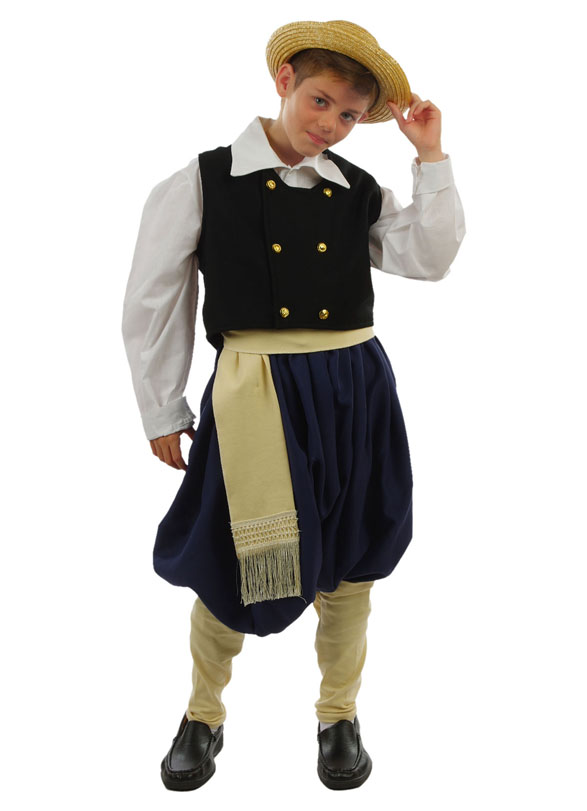 Traditional Eptanissa Boy Costume